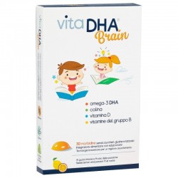 Vitadha Brain Integratore Omega 3 Difese Immunitarie 30 Caramelle Vitadha Brain Integratore Omega 3 Difese Immunitarie 30 Caramelle