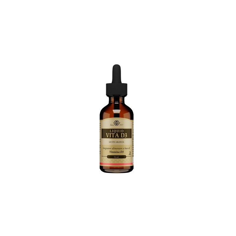 Solgar Liquid Vita D3 Integratore per Ossa e Denti 56ml Solgar Liquid Vita D3 Integratore per Ossa e Denti 56ml