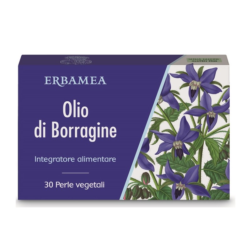 Olio Di Borragine Integratore per la Pelle 30 Perle Olio Di Borragine Integratore per la Pelle 30 Perle