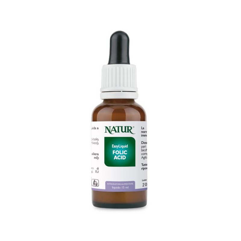 Easy Liquid Folic Acid Integratore Energizzante 15ml Easy Liquid Folic Acid Integratore Energizzante 15ml