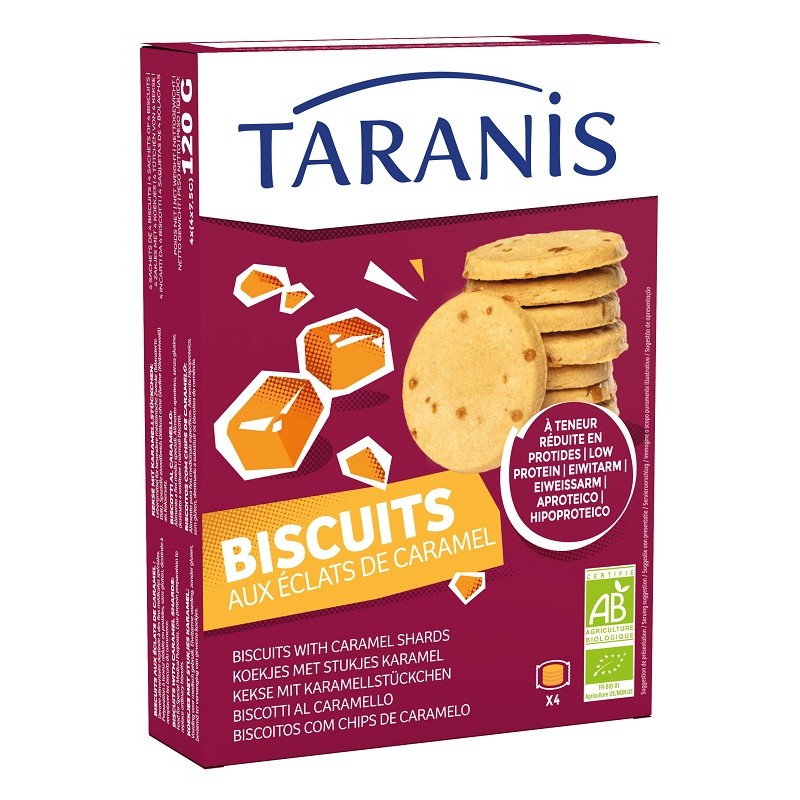 Taranis Biscotti Al Caramello Senza Proteine 120g