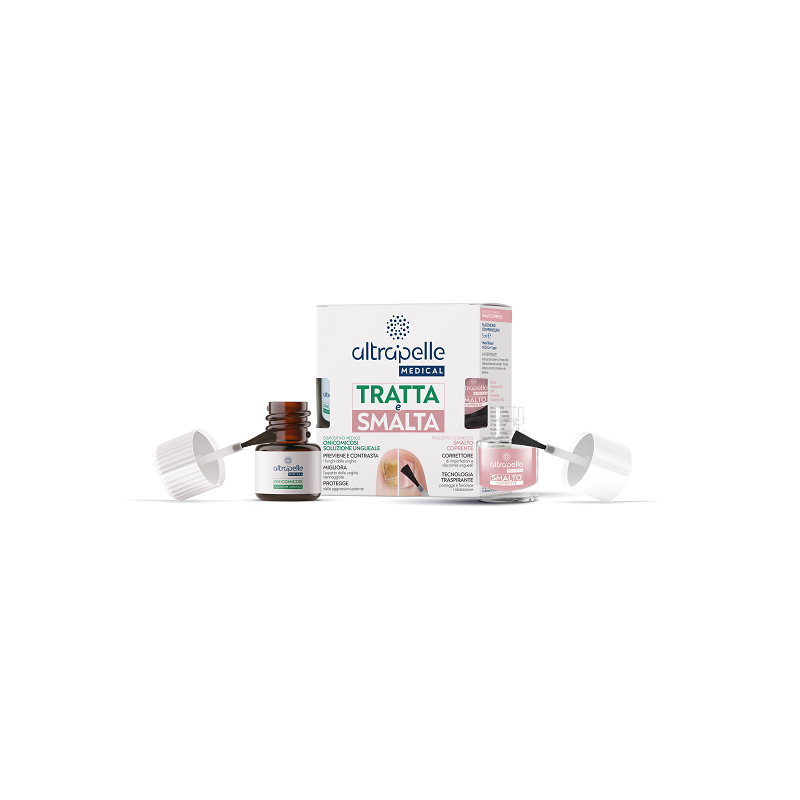 Altrapelle Medical Tratta E Smalta Soluzione Ungueale 7ml + Smalto 5ml Altrapelle Medical Tratta E Smalta Soluzione Ungueale 7ml + Smalto 5ml