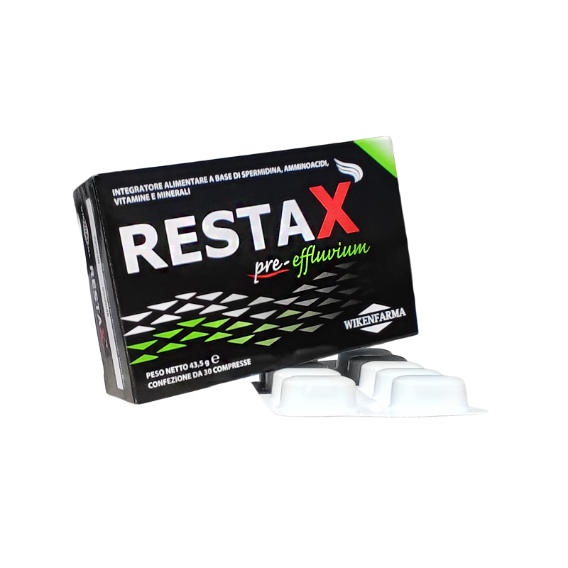 Restax Pre Effluvium Integratore Antiossidante 30 Compresse