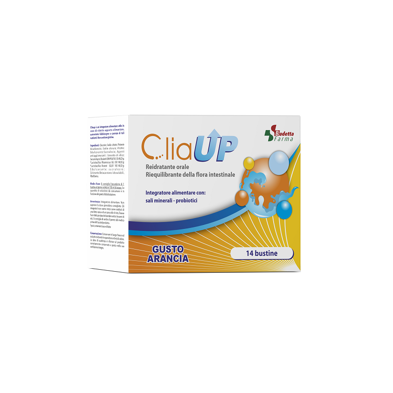 Budetta Farma Cliaup Integratore per Intestino 14 Bustine Budetta Farma Cliaup Integratore per Intestino 14 Bustine