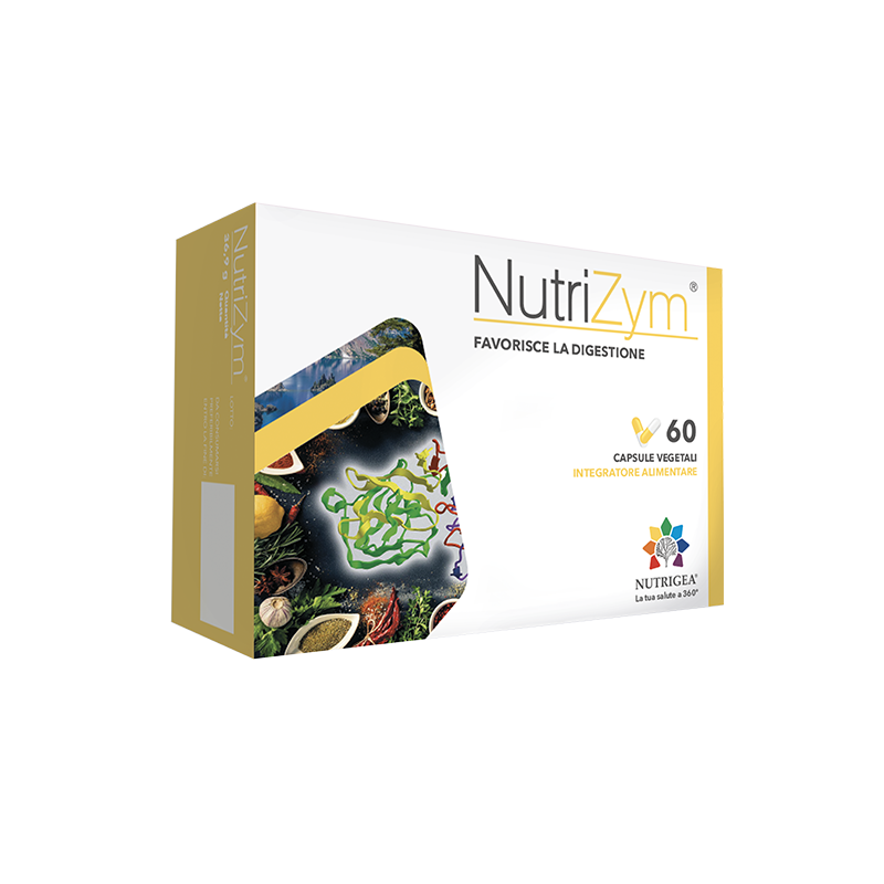 Nutrigea Nutrizym Integratore per la Digestione 60 Capsule