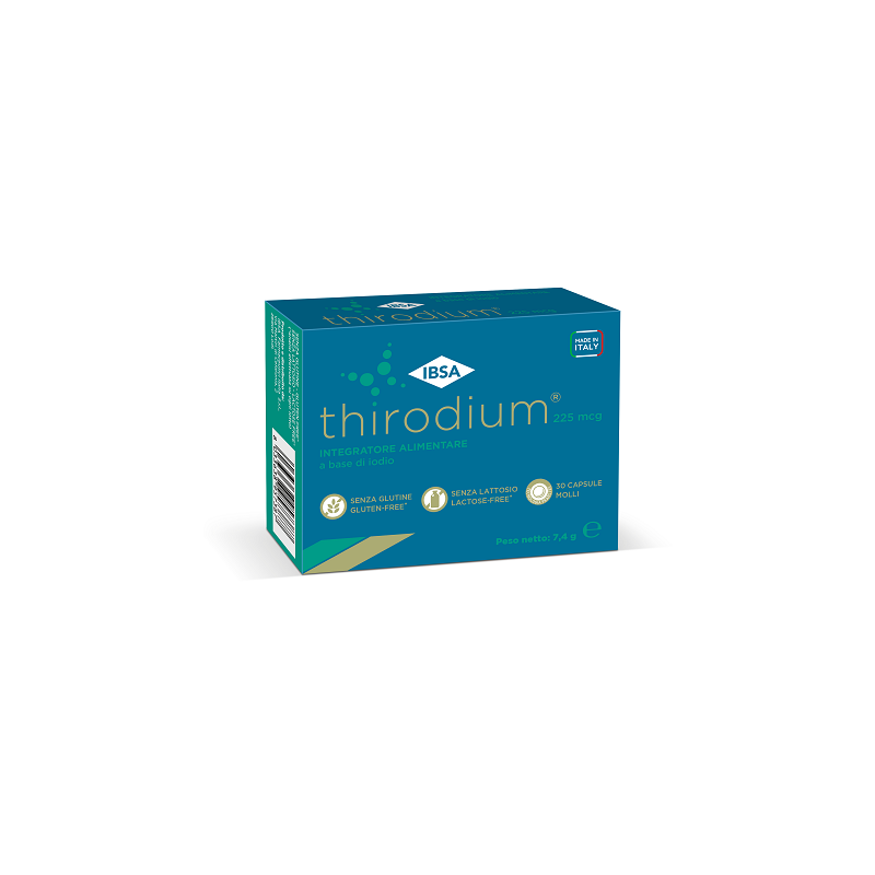 Thirodium 50 Integratore di Iodio per Tiroide 30 Capsule