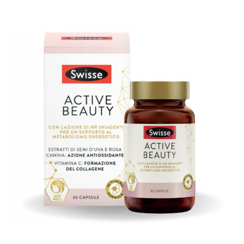 Swisse Active Beauty Integratore per Bellezza della Pelle 30 Capsule