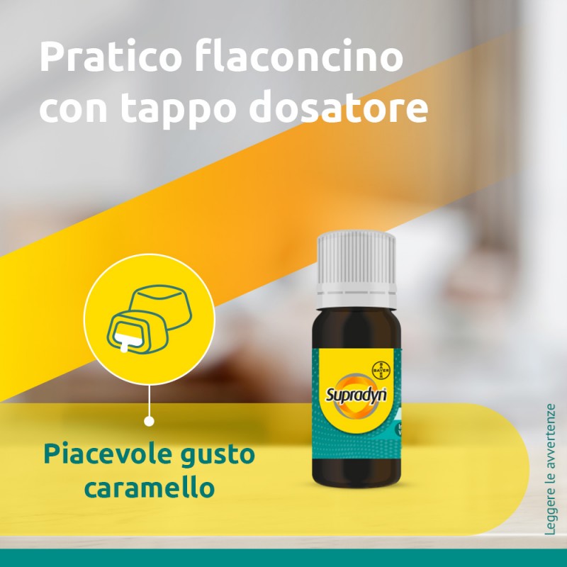 Supradyn Difese 50+ per Sistema Immunitario degli Over 50 10 Flaconcini Supradyn Difese 50+ per Sistema Immunitario degli Over 50 10 Flaconcini