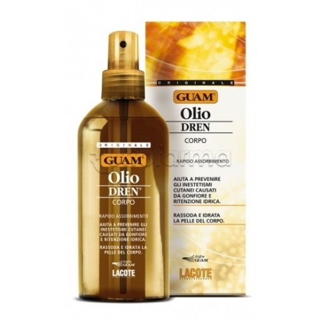 Guam Dren - Olio Corpo Anticellulite Drenante 200ml Guam Dren - Olio Corpo Anticellulite Drenante 200ml