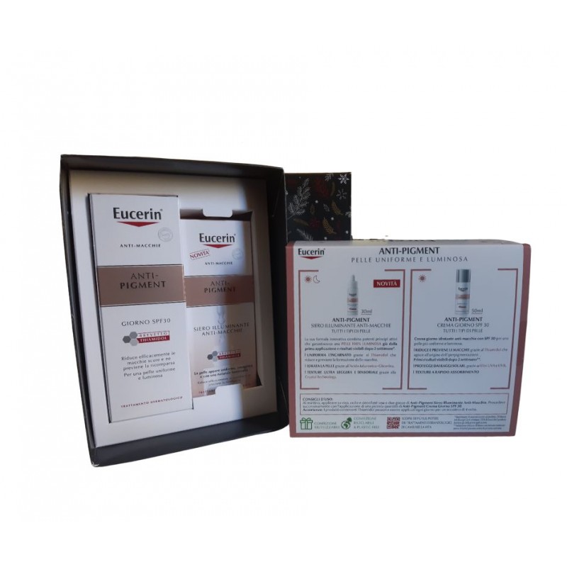 Eucerin Anti-Pigment ed Anti-Macchie Cofanetto Natale per Pelle Luminosa e Uniforme 2 Prodotti