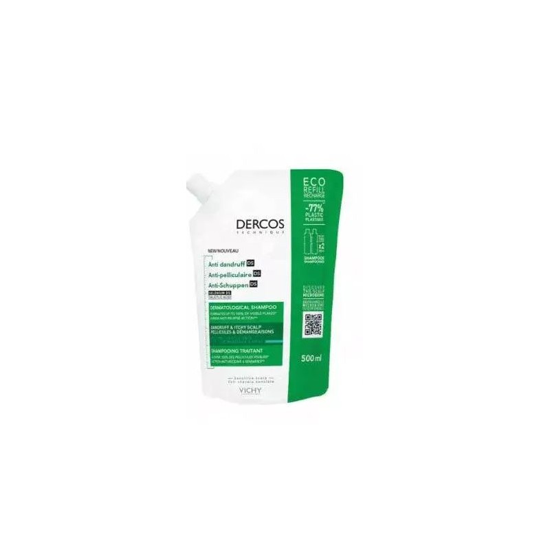 Vichy Dercos Shampoo Antiforfora Eco Ricarica 500ml Vichy Dercos Shampoo Antiforfora Eco Ricarica 500ml