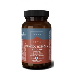 Terranova Gingko Rodiola e Colina Integratore Sistema Nervoso 50 Capsule Terranova Gingko Rodiola e Colina Integratore Sistema Nervoso 50 Capsule
