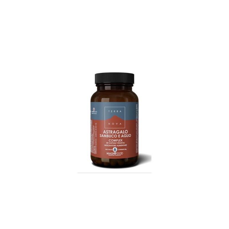 Terranova Astragalo e Aglio Complex Integratore per Difese Immunitarie 50 Capsule Terranova Astragalo e Aglio Complex Integratore per Difese Immunitarie 50 Capsule