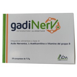 Gadinerv Integratore per Sistema Nervoso 20 Compresse Gadinerv Integratore per Sistema Nervoso 20 Compresse