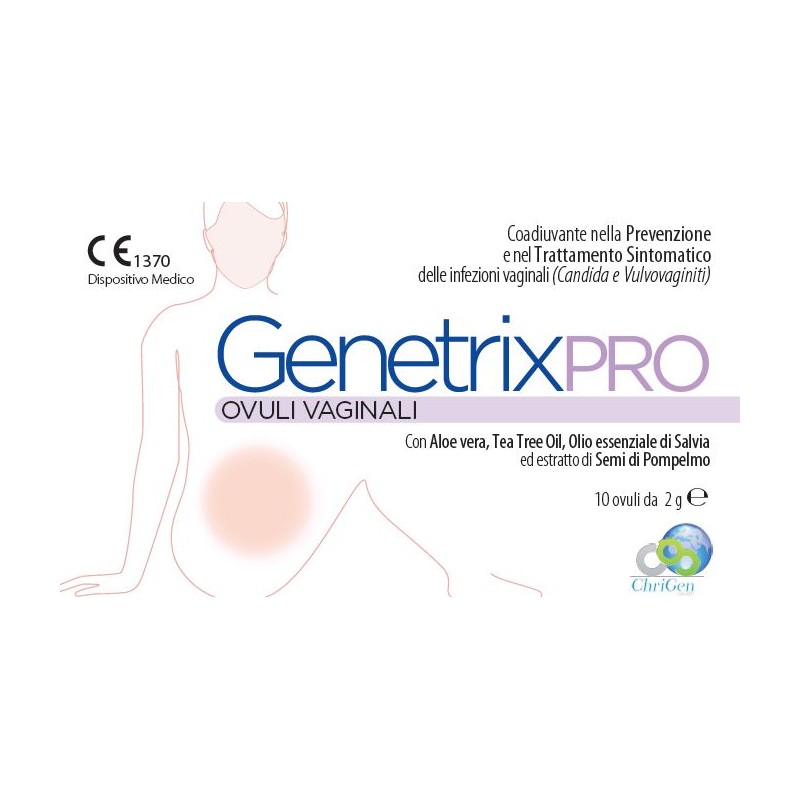 Genetrix Pro Ovuli Vaginali 10 Pezzi