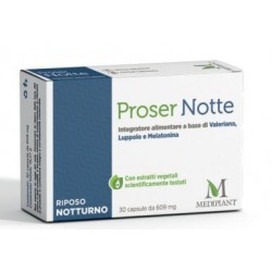 Mediplant Proser Notte Integratore per il Sonno 30 Compresse Mediplant Proser Notte Integratore per il Sonno 30 Compresse