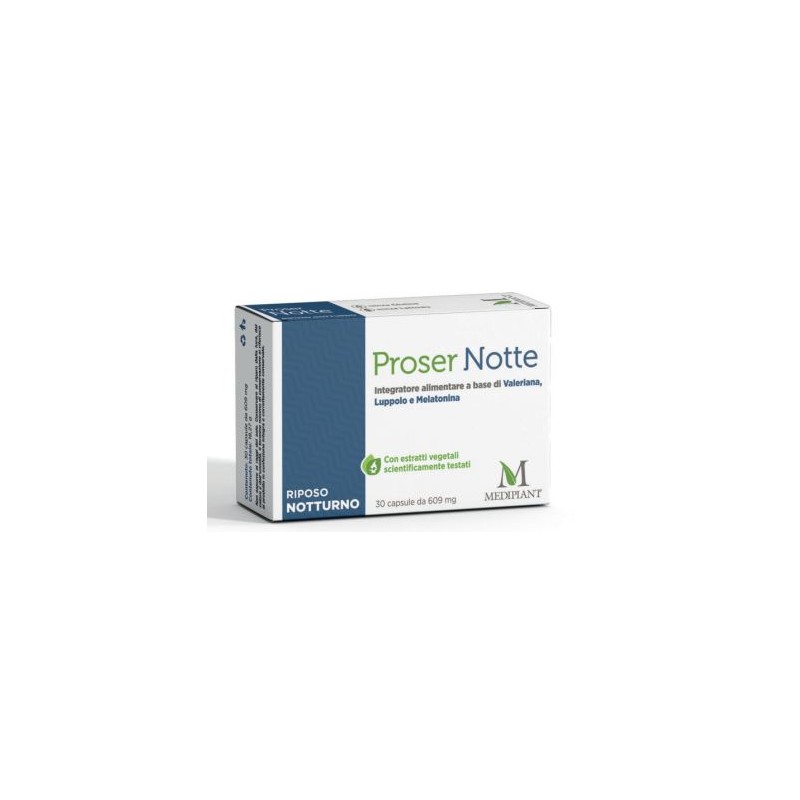 Mediplant Proser Notte Integratore per il Sonno 30 Compresse Mediplant Proser Notte Integratore per il Sonno 30 Compresse