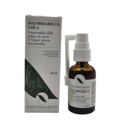 Naturalsalus RS2 Mirabilus Gola Integratore per la Gola Spray 30ml Naturalsalus RS2 Mirabilus Gola Integratore per la Gola Spray 30ml