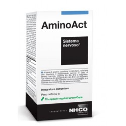 NHCO Aminoact Integratore per il Sistema Nervoso 70 Capsule NHCO Aminoact Integratore per il Sistema Nervoso 70 Capsule