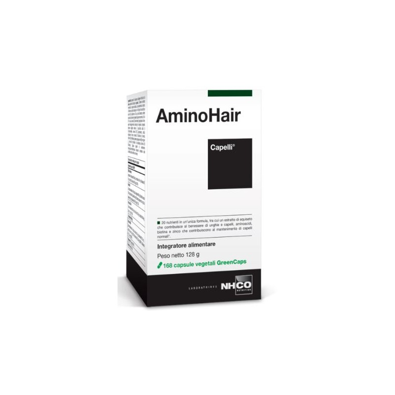 NHCO AminoHair Integratore per Capelli e Unghie 168 Capsule NHCO AminoHair Integratore per Capelli e Unghie 168 Capsule