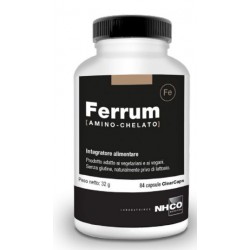 NHCO Ferrum Integratore di Ferro per Sistema Immunitario 84 Capsule NHCO Ferrum Integratore di Ferro per Sistema Immunitario 84 Capsule