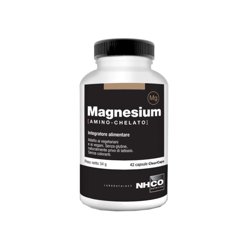 NHCO Magnesium Integratore di Magnesio per Stanchezza 42 Capsule NHCO Magnesium Integratore di Magnesio per Stanchezza 42 Capsule