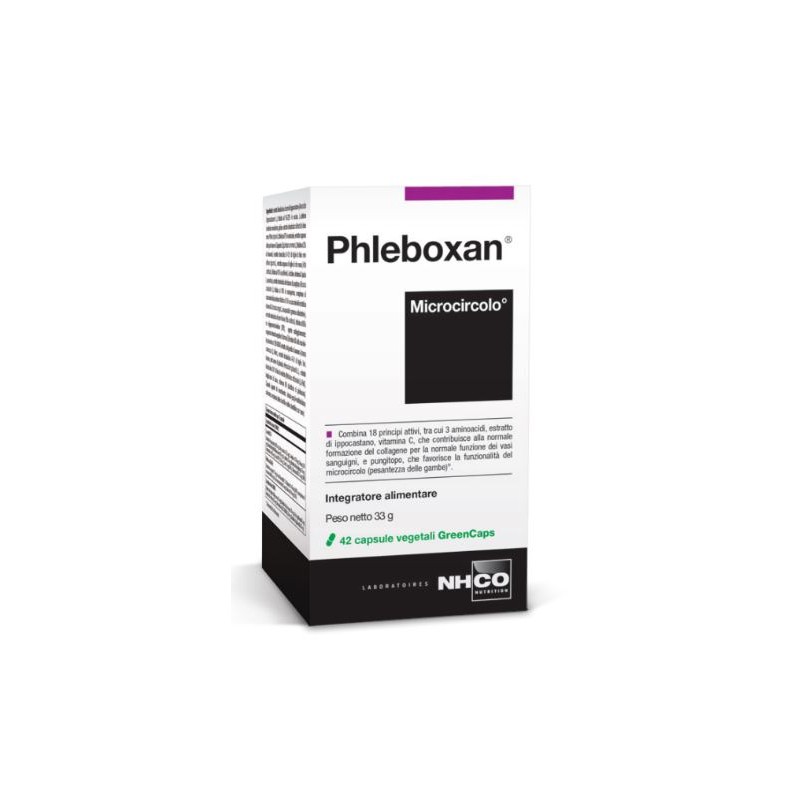 NHCO Phleboxan Integratore per Microcircolo 42 Capsule NHCO Phleboxan Integratore per Microcircolo 42 Capsule