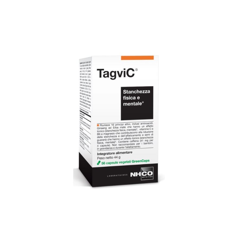 NHCO TagVic Integratore per Stanchezza Fisica e Mentale 56 Capsule NHCO TagVic Integratore per Stanchezza Fisica e Mentale 56 Capsule