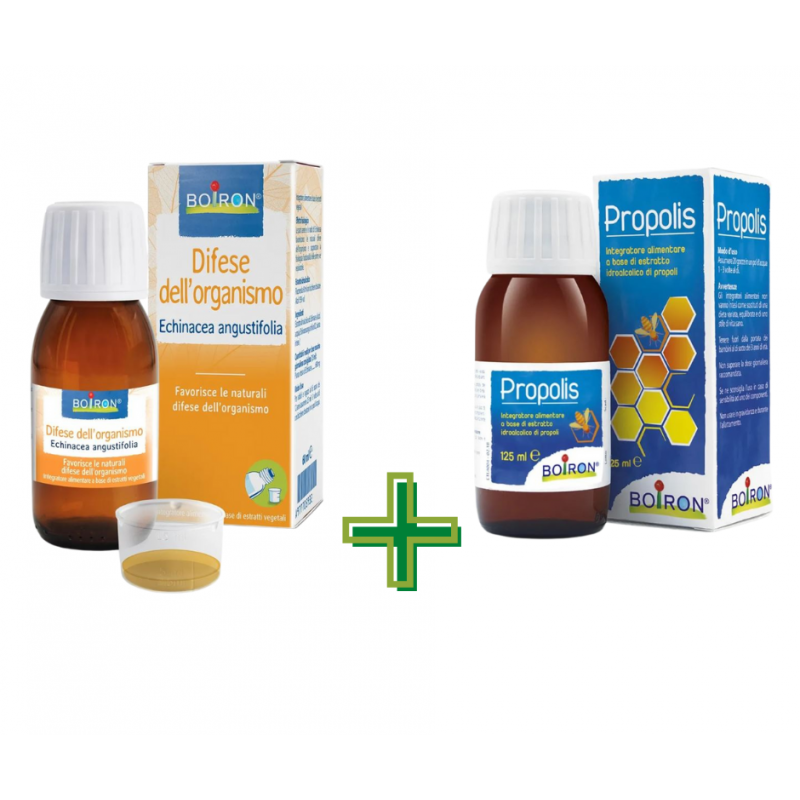 Boiron Propolis ed Echinacea Estratti Kit Prevenzione Malanni Invernali 60ml+60ml Boiron Propolis ed Echinacea Estratti Kit Prevenzione Malanni Invernali 60ml+60ml