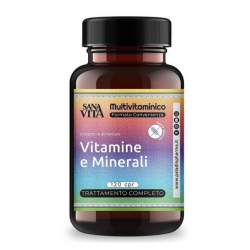 Sanavita Multivitaminico Integratore di Vitamine e Minerali 120 Compresse FORMATO CONVENIENZA