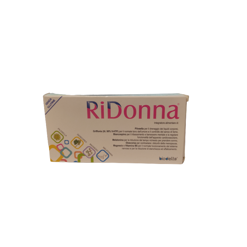 Ridonna Integratore per la Menopausa 30 Capsule Ridonna Integratore per la Menopausa 30 Capsule