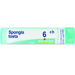 Boiron Spongia Tosta 6CH Granuli Omeopatici Tubo Boiron Spongia Tosta 6CH Granuli Omeopatici Tubo