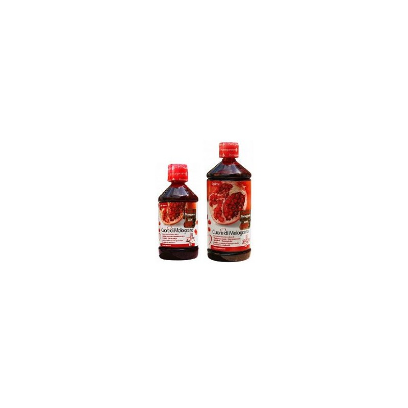 Cuore di Melograno Succo Integratore per Circolazione e Benessere 500ml Cuore di Melograno Succo Integratore per Circolazione e Benessere 500ml