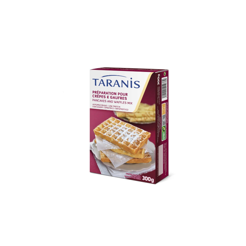Taranis Preparato per Crepes e Waffle Senza Proteine 300g