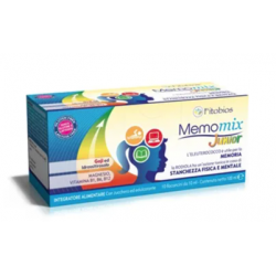 Memo Mix Junior Integratore per Memoria Bambini 10 Flaconi Memo Mix Junior Integratore per Memoria Bambini 10 Flaconi