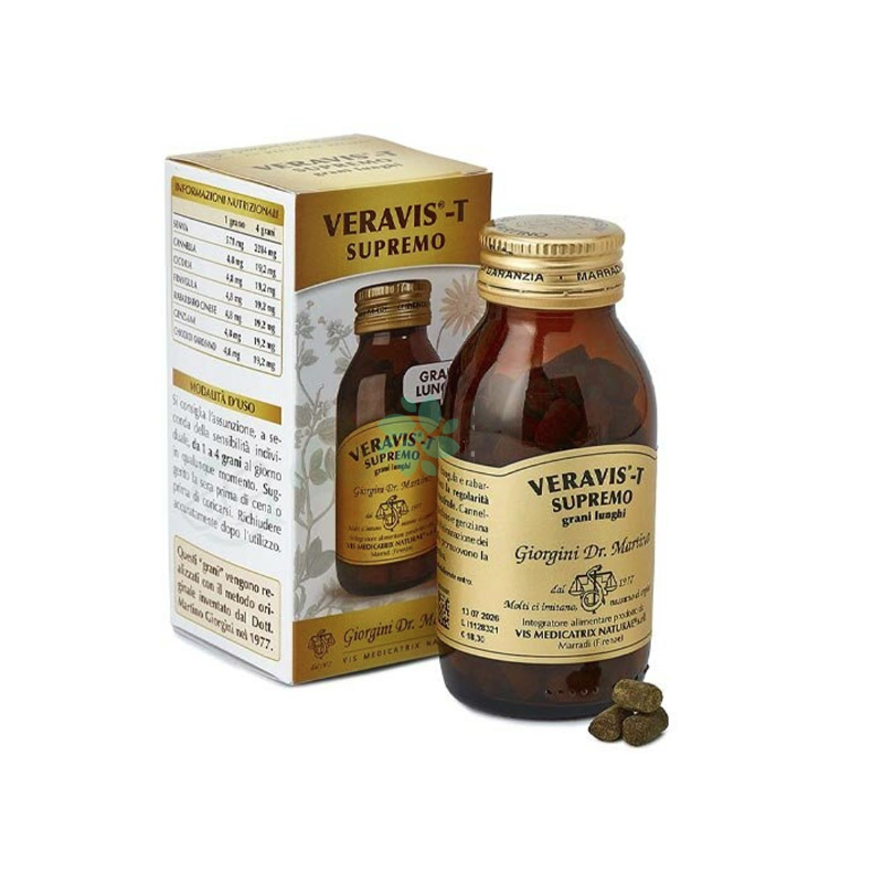 Dr. Giorgini Veravis T Supremo Integratore per Digestione 180 Pastiglie Dr. Giorgini Veravis T Supremo Integratore per Digestione 180 Pastiglie