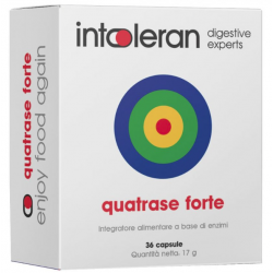 Intoleran Quatrase Forte Integratore Ricostituente 36 Capsule Intoleran Quatrase Forte Integratore Ricostituente 36 Capsule
