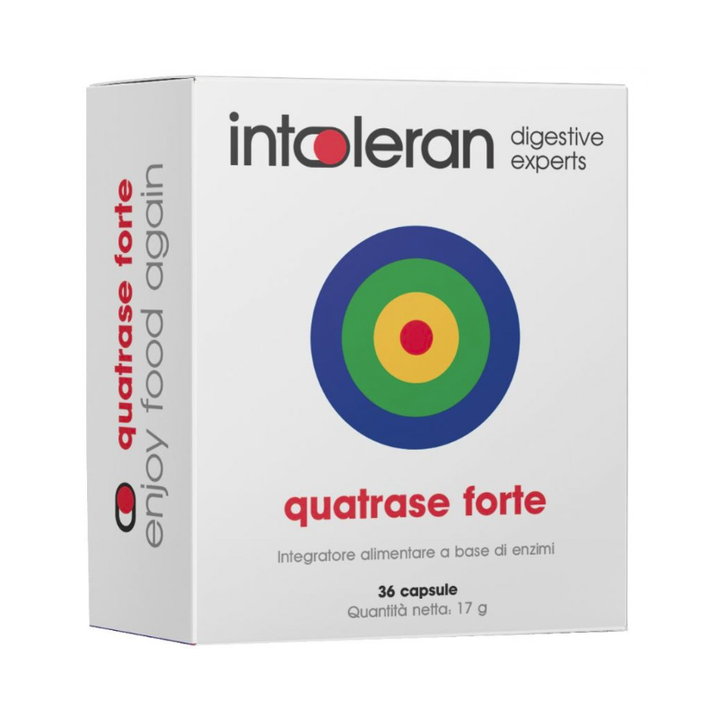 Intoleran Quatrase Forte Integratore Ricostituente 36 Capsule
