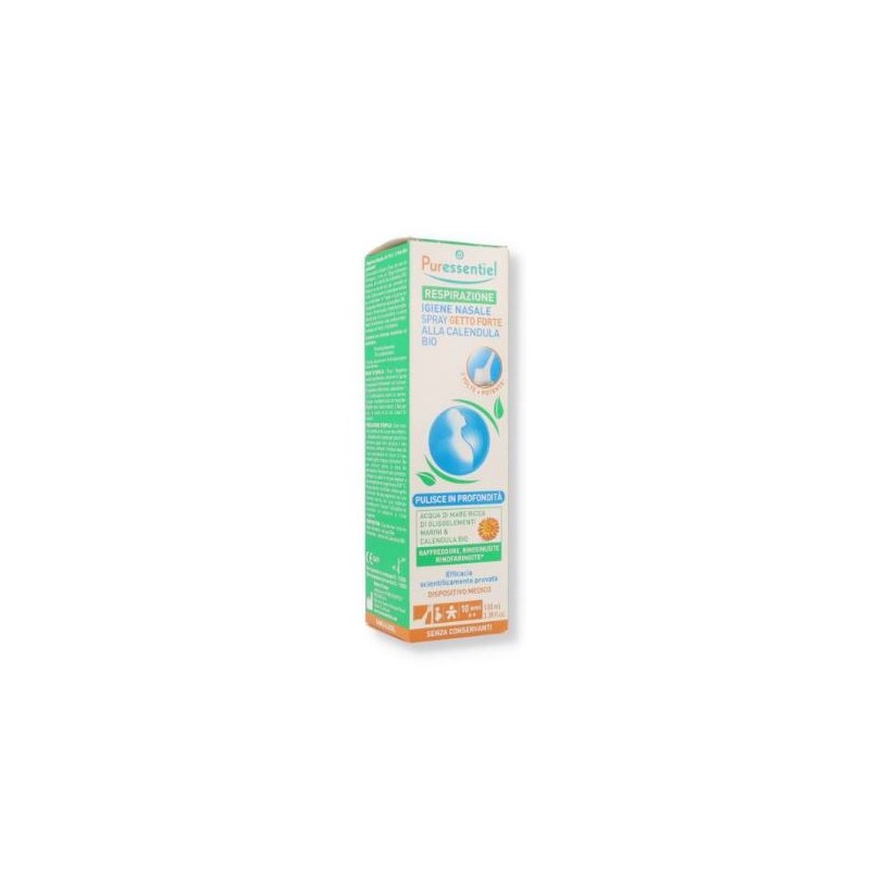 Puressentiel Spray Idratante per Vie Nasali Getto Forte Calendula 100ml