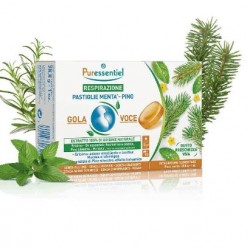 Puressentiel Pastiglie Gola e Voce con Menta e Pino 20 Pastiglie Puressentiel Pastiglie Gola e Voce con Menta e Pino 20 Pastiglie