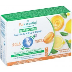Puressentiel Pastiglie Gola e Voce con Miele e Limone 20 Pastiglie Puressentiel Pastiglie Gola e Voce con Miele e Limone 20 Pastiglie