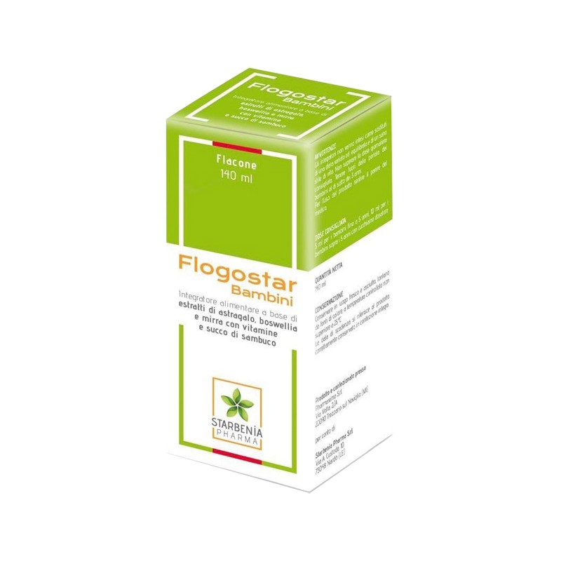 Flogostar Bimbi Integratore Ricostituente per Bambini 140ml Flogostar Bimbi Integratore Ricostituente per Bambini 140ml