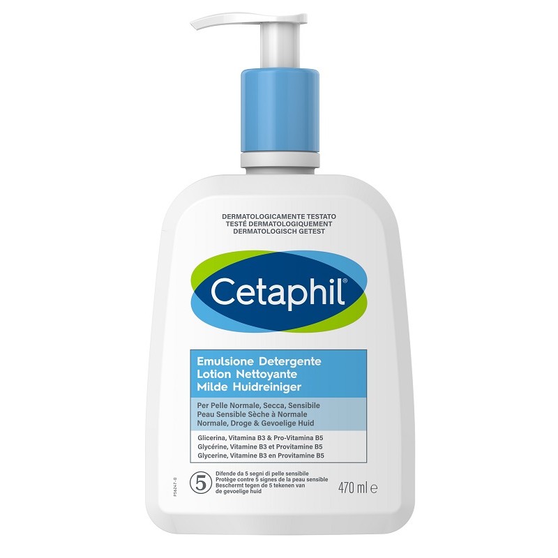 Cetaphil Emulsione Detergente per Pelle Secca e Sensibile 470ml