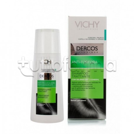 Vichy Dercos Shampoo Intensivo Antiforfora Nutriente per Capelli Secchi 200 ml