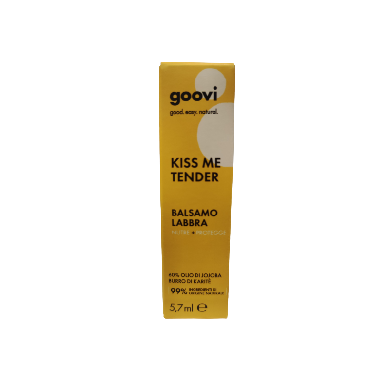 Goovi Kiss Me Tender Balsamo Labbra Nutriente Protettivo 5,7ml Goovi Kiss Me Tender Balsamo Labbra Nutriente Protettivo 5,7ml