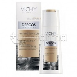 Vichy Dercos Shampoo Nutri- Riparatore Capelli Secchi e Danneggiati 200 ml