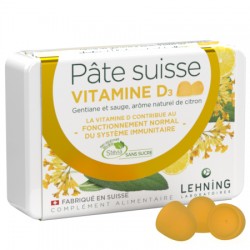 Lehning Pate Suisse Vitamina D3 Integratore Difese Immunitarie 40 Compresse Gommose