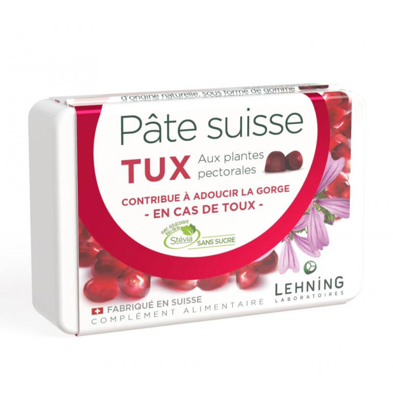 Lehning Pate Suisse Tux Integratore per Tosse 40 Compresse Gommose Lehning Pate Suisse Tux Integratore per Tosse 40 Compresse Gommose