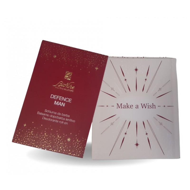 Bionike Defence Man Cofanetto 2022 Natale Schiuma da Barba + Balsamo + Deodorante