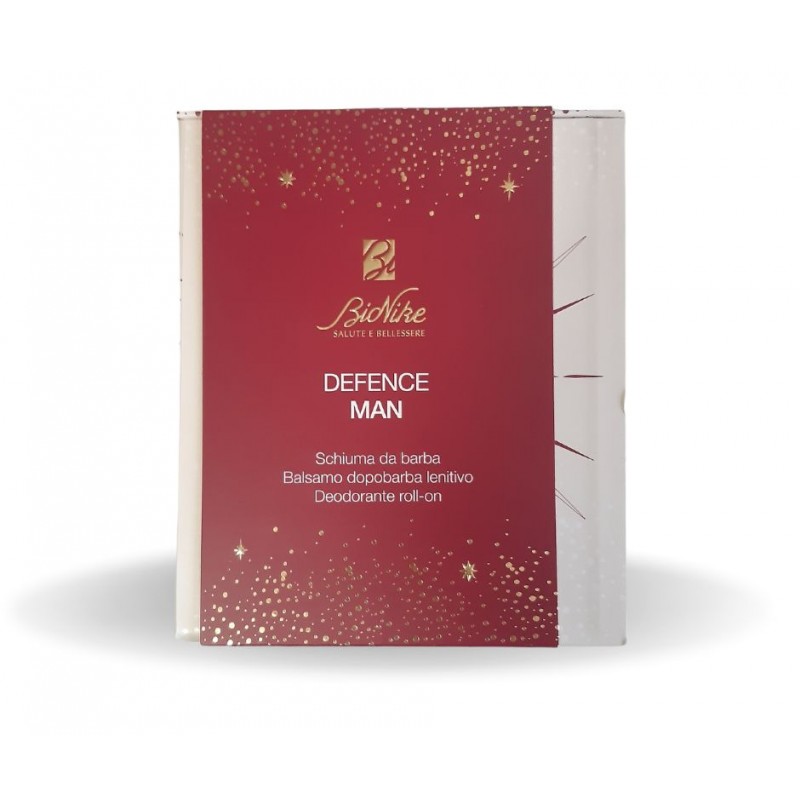 Bionike Defence Man Cofanetto 2022 Natale Schiuma da Barba + Balsamo + Deodorante